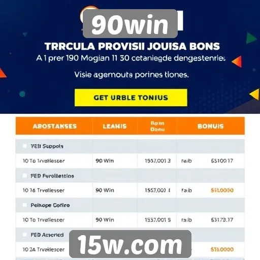 90win oferece bônus atrativos para novos jogadores